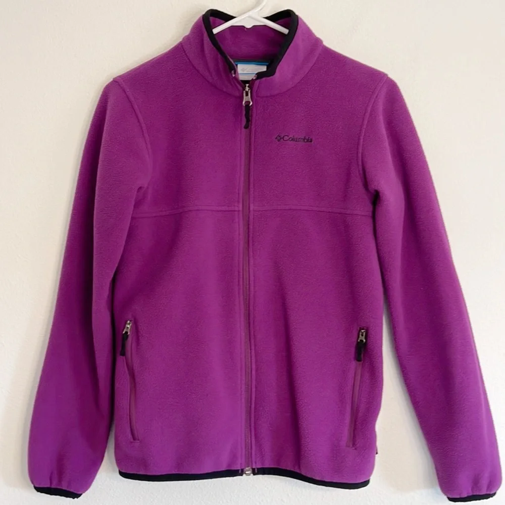 Columbia zip up fleece jacket L